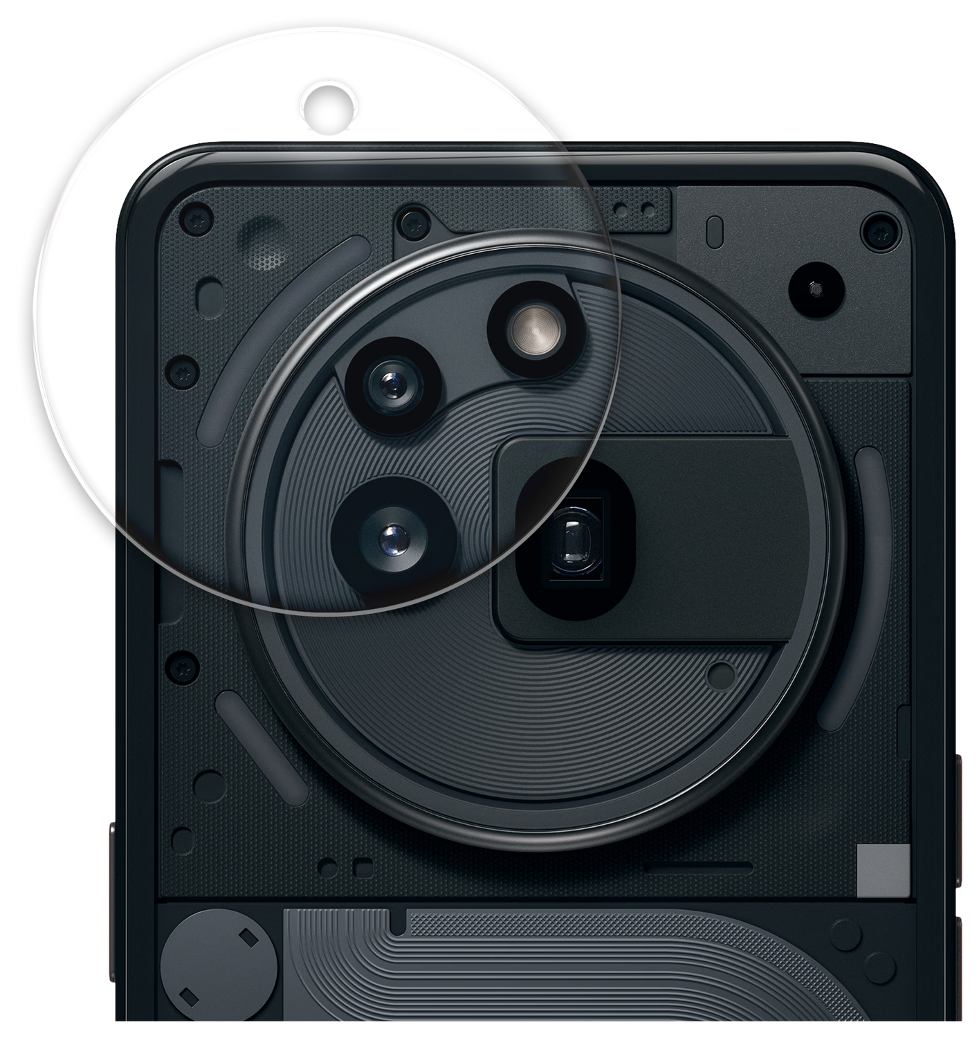 Rosso Nothing Phone (3a) Pro Camera Lens Protector Transparant afbeelding 1