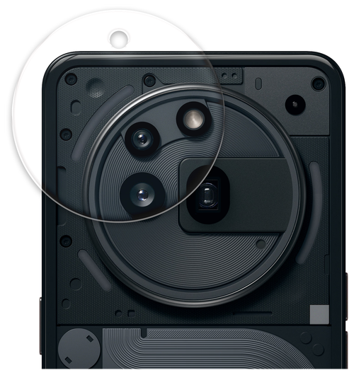 Rosso Nothing Phone (3a) Pro Camera Lens Protector Transparant afbeelding 1