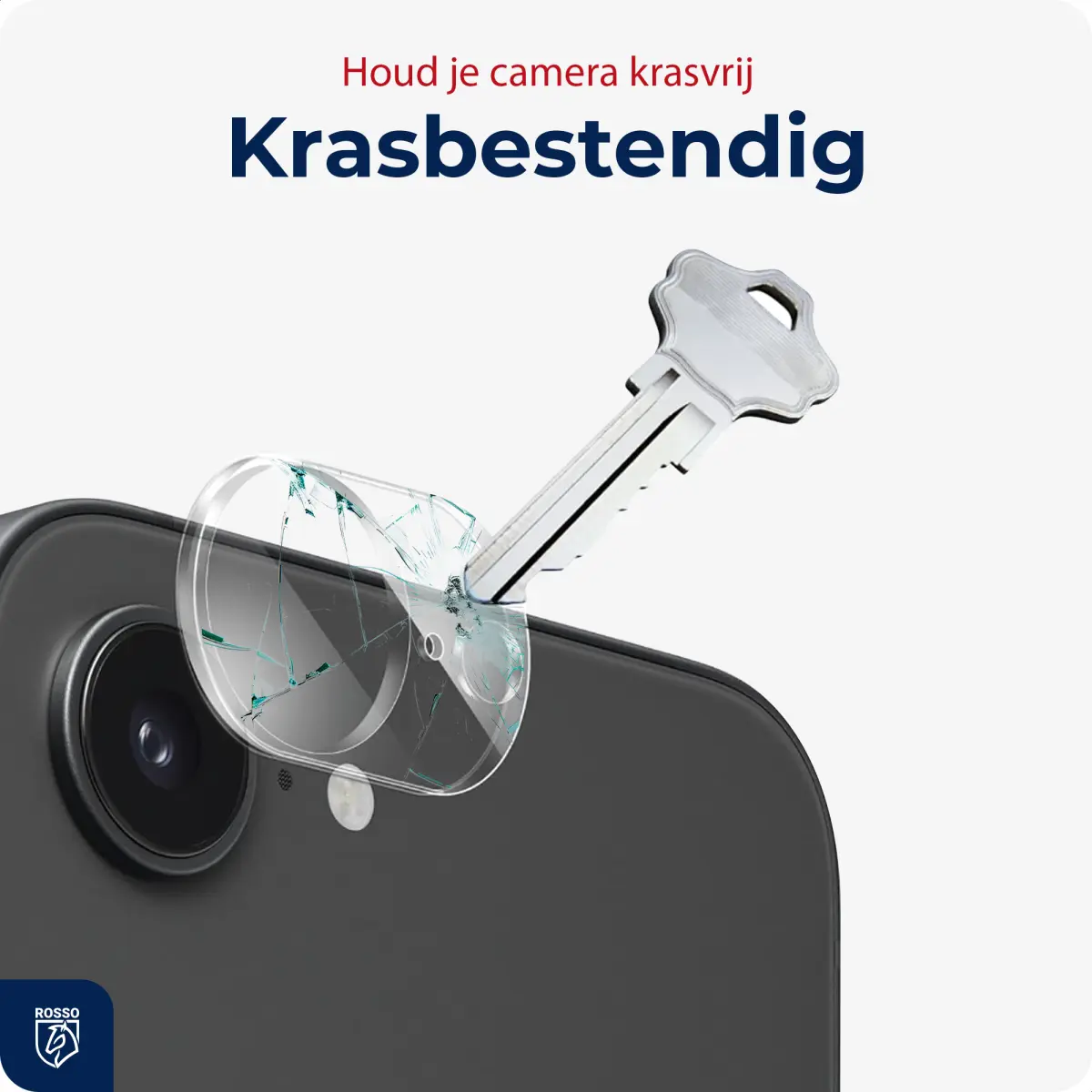 Rosso Apple iPhone 16e Camera Lens Protector Transparant afbeelding 2