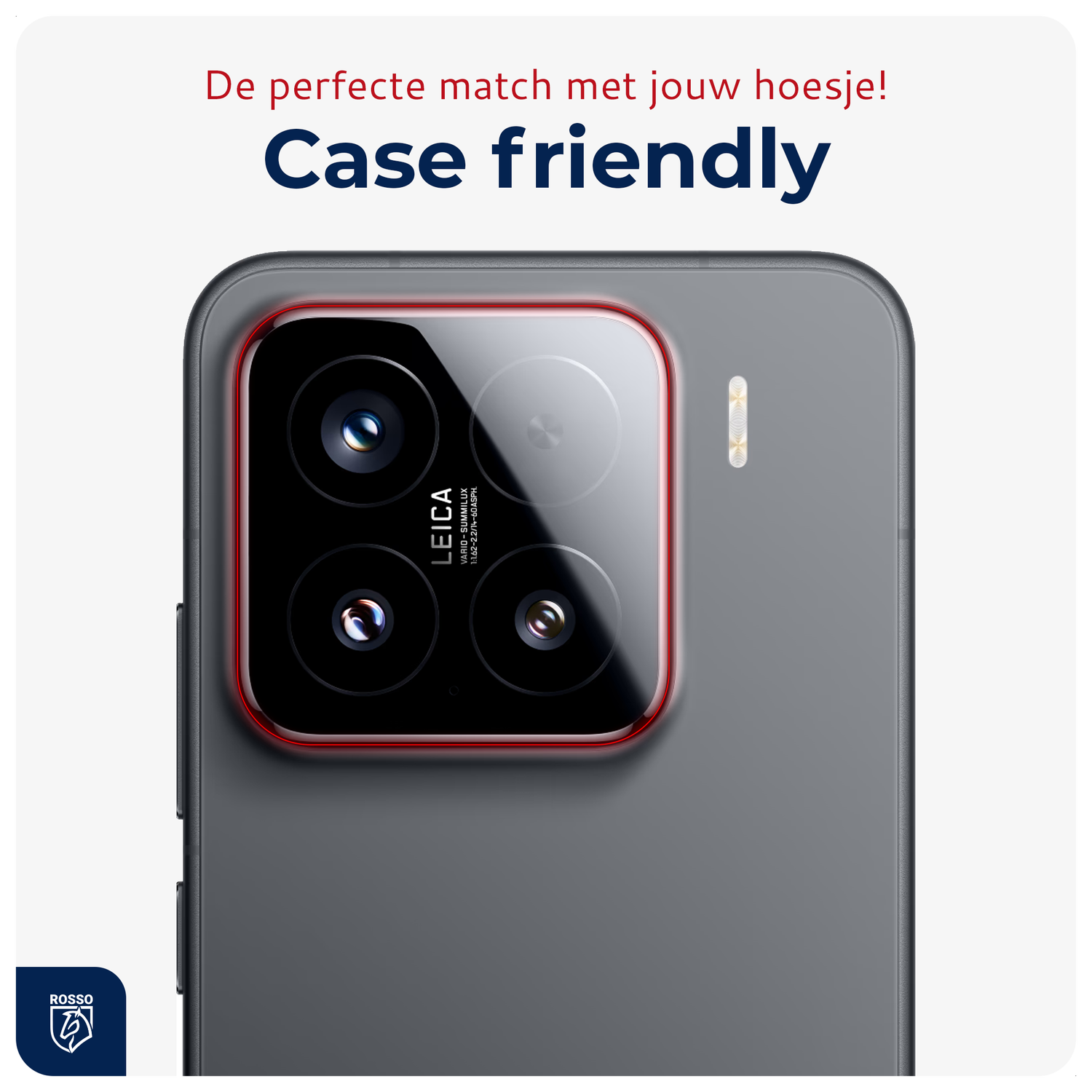 Rosso Xiaomi 15 Camera Lens Protector Transparant afbeelding 6