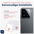 Rosso Xiaomi 15 Camera Lens Protector Transparant afbeelding 7
