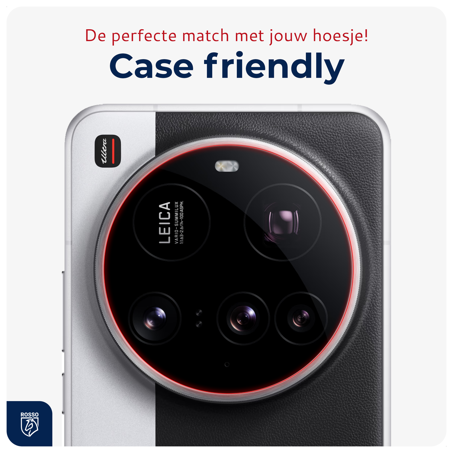 Rosso Xiaomi 15 Ultra Camera Lens Protector Transparant afbeelding 8