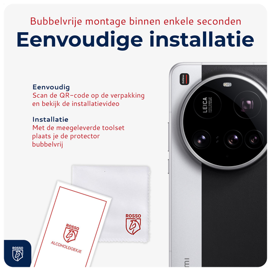 Rosso Xiaomi 15 Ultra Camera Lens Protector Transparant afbeelding 7