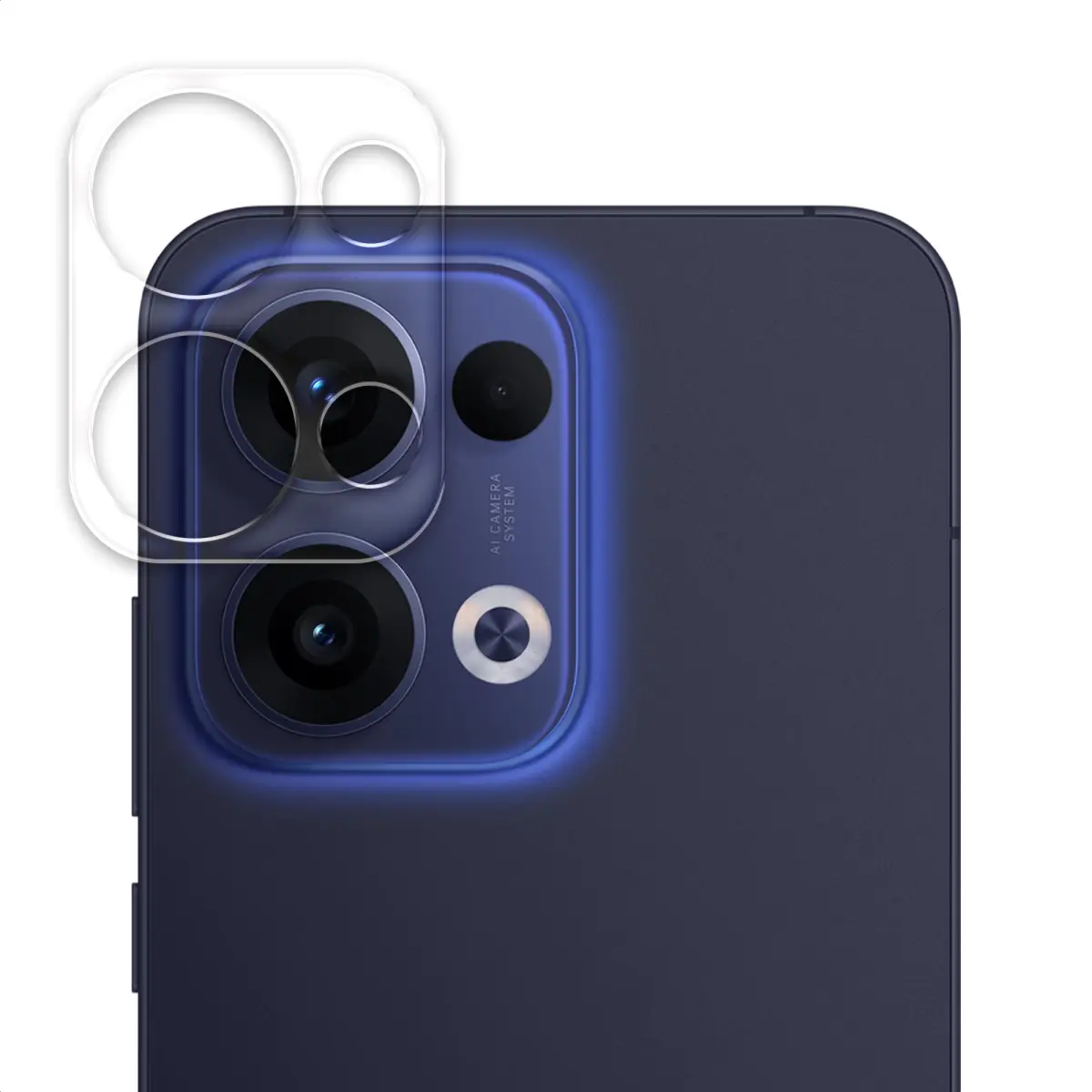 Rosso Oppo Reno 13 Camera Lens Protector Transparant afbeelding 1