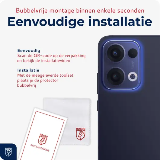 Rosso Oppo Reno 13 Camera Lens Protector Transparant afbeelding 6