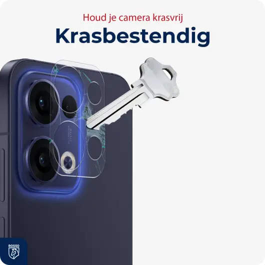 Rosso Oppo Reno 13 Camera Lens Protector Transparant afbeelding 2
