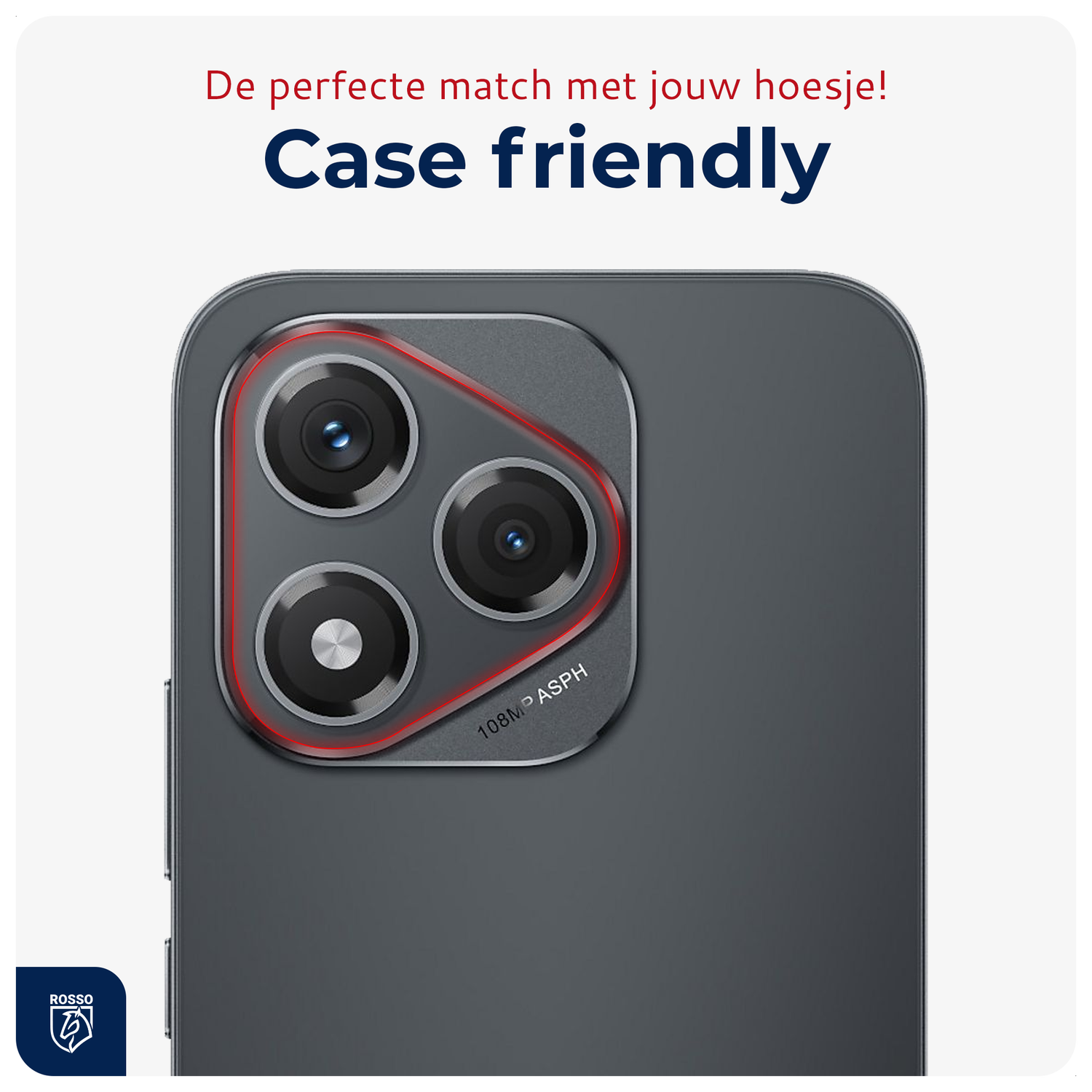 Rosso Honor 400 Lite Camera Lens Protector Transparant afbeelding 4