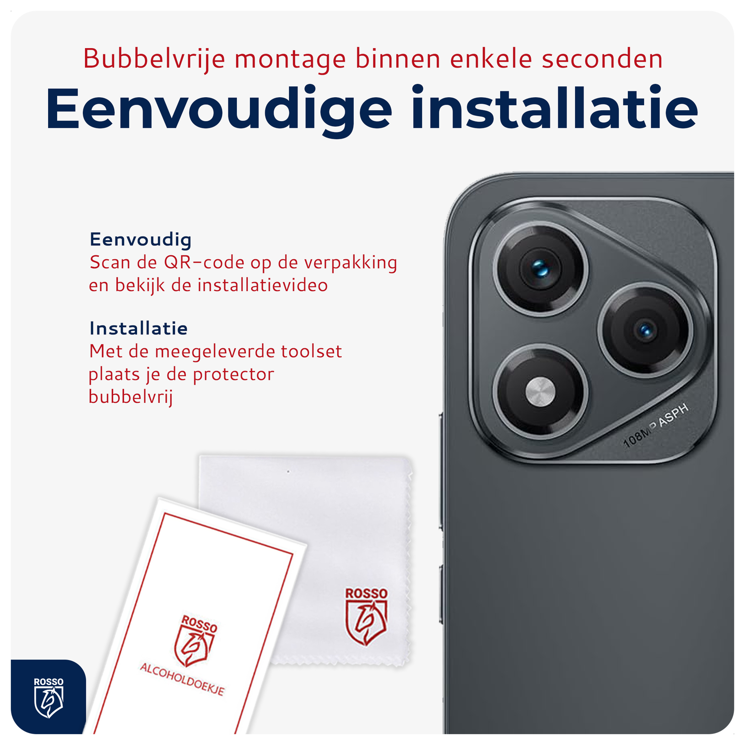 Rosso Honor 400 Lite Camera Lens Protector Transparant afbeelding 5