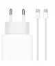 Originele Apple 20W USB-C Oplader met Geweven USB-C Kabel 1 Meter Wit