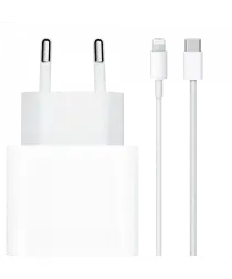 Originele Apple 20W USB-C Oplader met Lightning Kabel 1 Meter Wit afbeelding