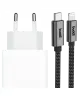 Originele Apple 20W USB-C Oplader met Buddi Lightning Kabel 1 Meter