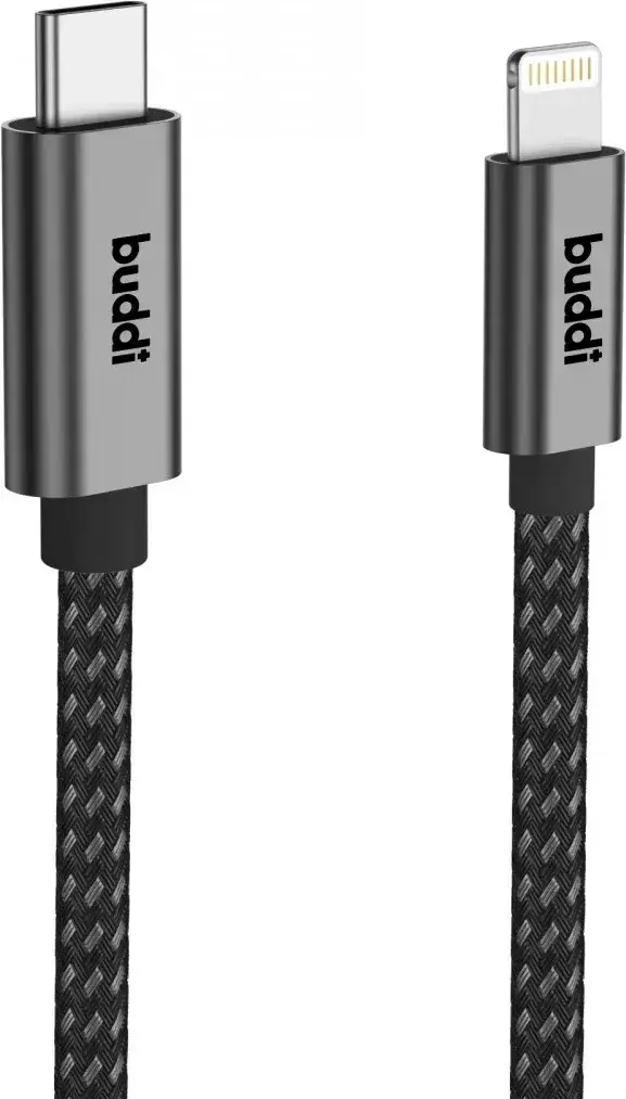 Originele Apple 20W USB-C Oplader met Buddi Lightning Kabel 1M Zwart afbeelding 4