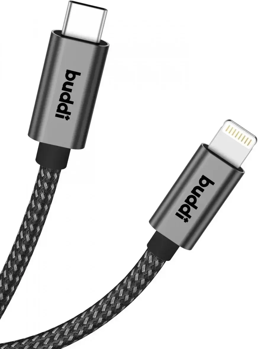 Originele Apple 20W USB-C Oplader met Buddi Lightning Kabel 1M Zwart afbeelding 5