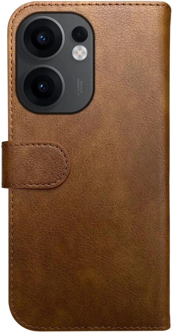 Rosso Element Oppo Reno 13 F Hoesje Book Case Wallet Bruin afbeelding 2