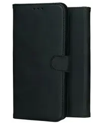 Rosso Deluxe Google Pixel 10 / 10 Pro Hoesje Echt Leer Book Case Zwart afbeelding