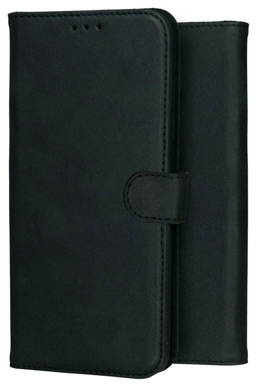 Rosso Deluxe Google Pixel 10 / 10 Pro Hoesje Echt Leer Book Case Zwart afbeelding 1