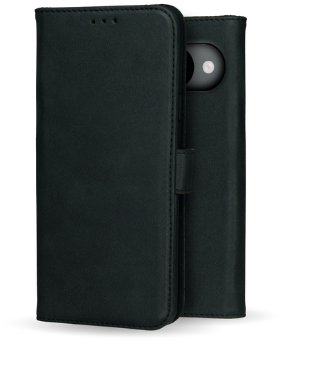 Rosso Deluxe Google Pixel 10 / 10 Pro Hoesje Echt Leer Book Case Zwart afbeelding 10