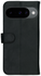 Rosso Deluxe Google Pixel 10 / 10 Pro Hoesje Echt Leer Book Case Zwart afbeelding 1