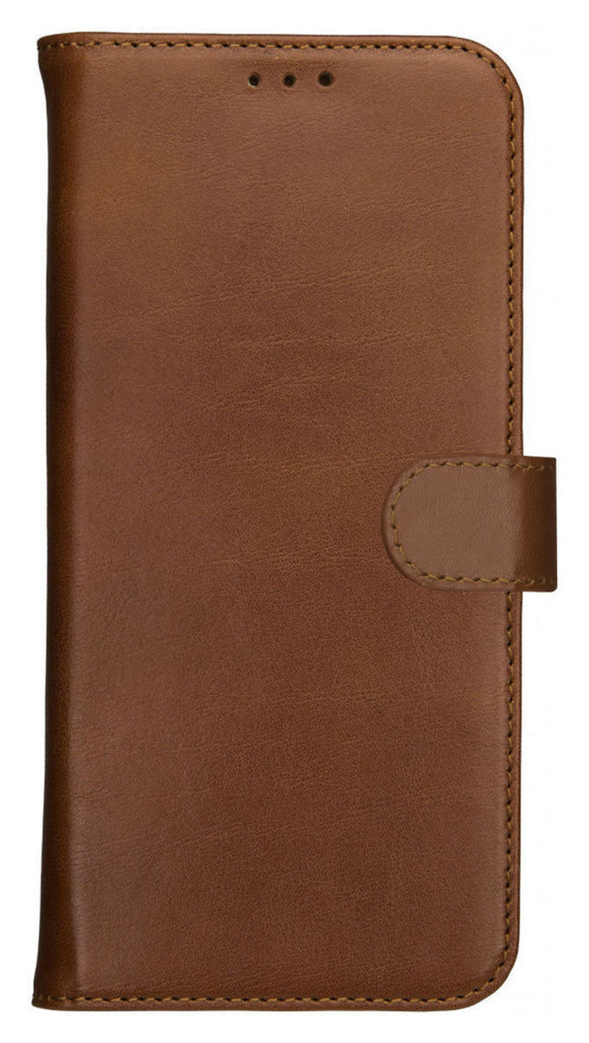 Rosso Deluxe Google Pixel 10 / 10 Pro Hoesje Echt Leer Book Case Bruin afbeelding 2