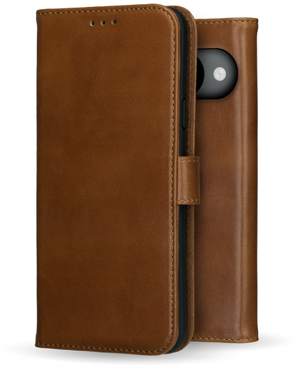 Rosso Deluxe Google Pixel 10 / 10 Pro Hoesje Echt Leer Book Case Bruin afbeelding 10