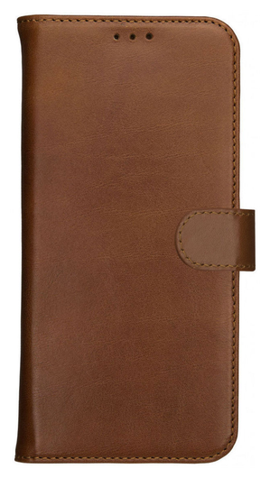 Rosso Deluxe Google Pixel 10 / 10 Pro Hoesje Echt Leer Book Case Bruin afbeelding 2