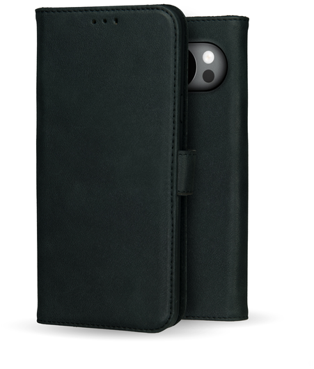Rosso Deluxe Google Pixel 10 Pro XL Hoesje Echt Leer Book Case Zwart afbeelding 11