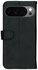 Rosso Deluxe Google Pixel 10 Pro XL Hoesje Echt Leer Book Case Zwart afbeelding 2