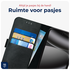 Rosso Deluxe Google Pixel 10 Pro XL Hoesje Echt Leer Book Case Zwart afbeelding 7