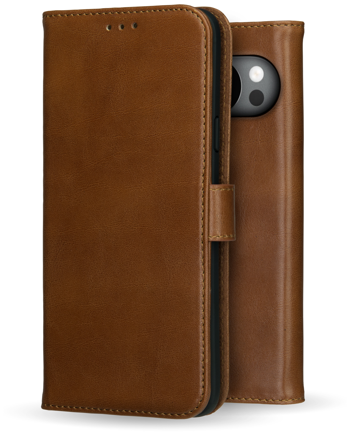 Rosso Deluxe Google Pixel 10 Pro XL Hoesje Echt Leer Book Case Bruin afbeelding 12