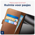 Rosso Deluxe Google Pixel 10 Pro XL Hoesje Echt Leer Book Case Bruin afbeelding 6