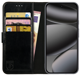 Rosso Element Google Pixel 10 Pro XL Hoesje Book Case Wallet Zwart afbeelding