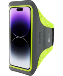 Mobiparts Sportarmband voor Apple iPhone 16 / 16 Pro Groen afbeelding