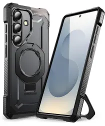 SUPCASE UB Grip Samsung Galaxy S25 Hoesje MagSafe / Qi2 Kickstand Zwart afbeelding