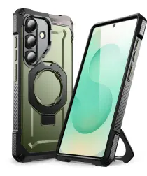 SUPCASE UB Grip Samsung Galaxy S25 Hoesje MagSafe / Qi2 Kickstand Groen afbeelding