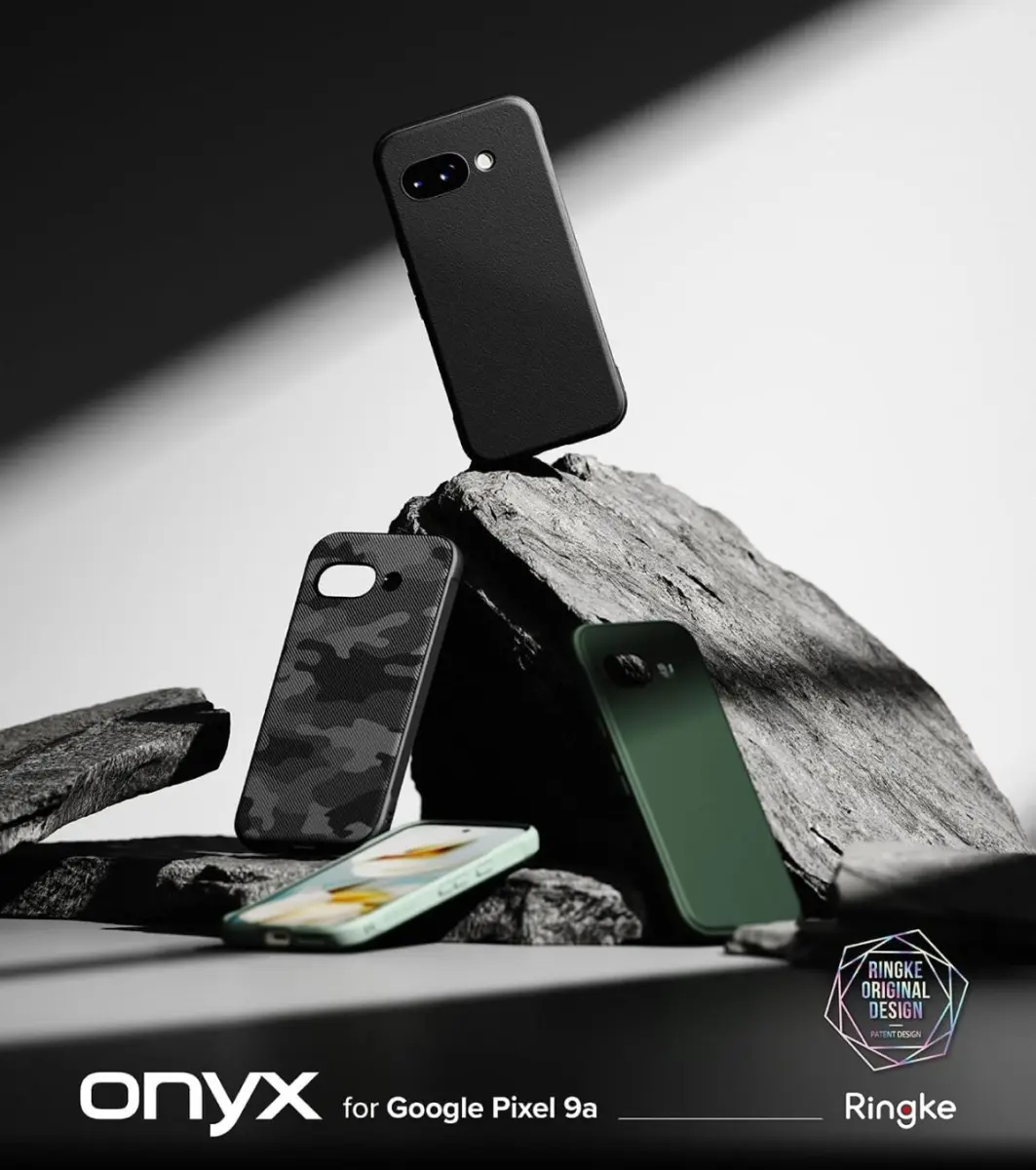 Ringke Onyx Google Pixel 9a Hoesje Flexibel TPU Back Cover Zwart afbeelding 10