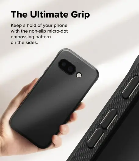 Ringke Onyx Google Pixel 9a Hoesje Flexibel TPU Back Cover Zwart afbeelding 5
