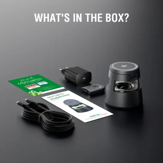 4smarts Aura Sound 3-in-1 Qi2 Draadloze Oplader Smartphone/AirPods/Watch Grijs afbeelding 8