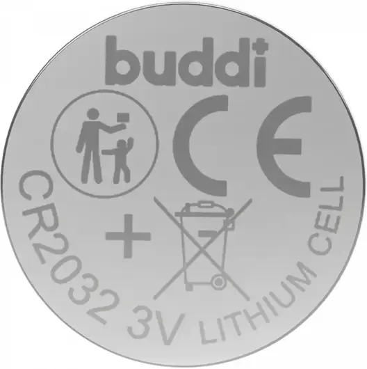 Buddi CR2032 Lithium Knoopcelbatterij Weegschaal 210mh / 3V (5-Pack) afbeelding 7