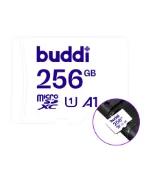 Buddi MicroSDXC Nintendo Switch Geheugenkaart 256GB Wit