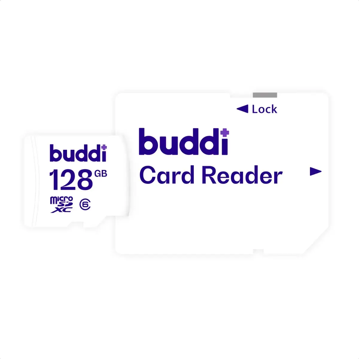 Buddi MicroSDXC Fotografie Geheugenkaart 128GB Wit afbeelding 6