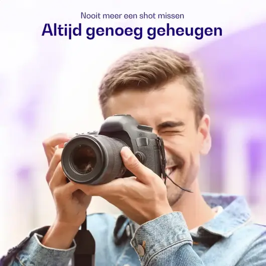 Buddi MicroSDXC Fotografie Geheugenkaart 128GB Wit afbeelding 2