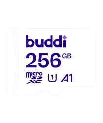 Buddi MicroSDXC Fotografie Geheugenkaart 256GB Wit