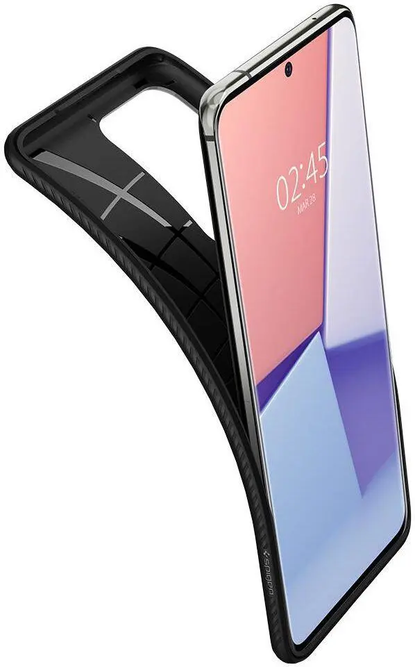 2x Spigen Liquid Air Samsung Galaxy S20 Ultra Hoesje Back Cover Zwart afbeelding 3
