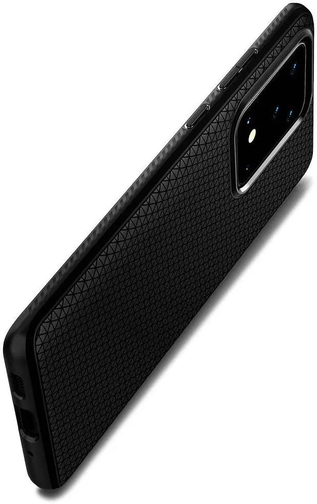2x Spigen Liquid Air Samsung Galaxy S20 Ultra Hoesje Back Cover Zwart afbeelding 5