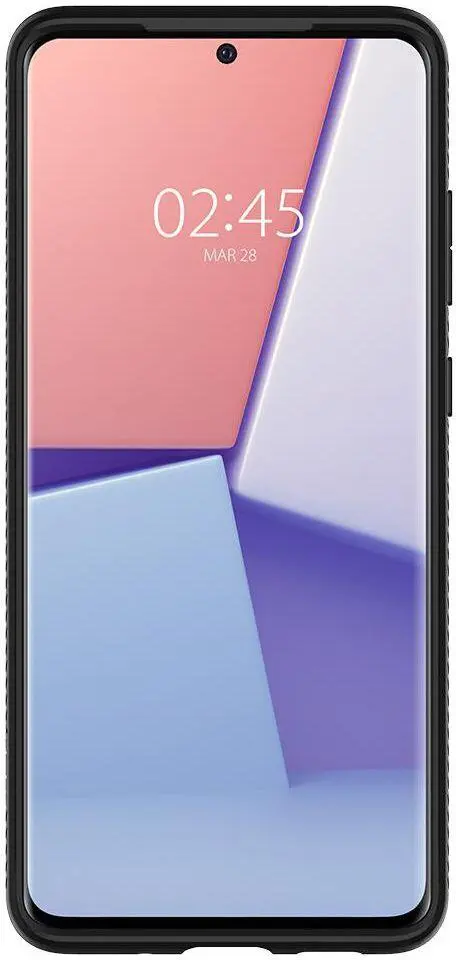 2x Spigen Liquid Air Samsung Galaxy S20 Ultra Hoesje Back Cover Zwart afbeelding 6