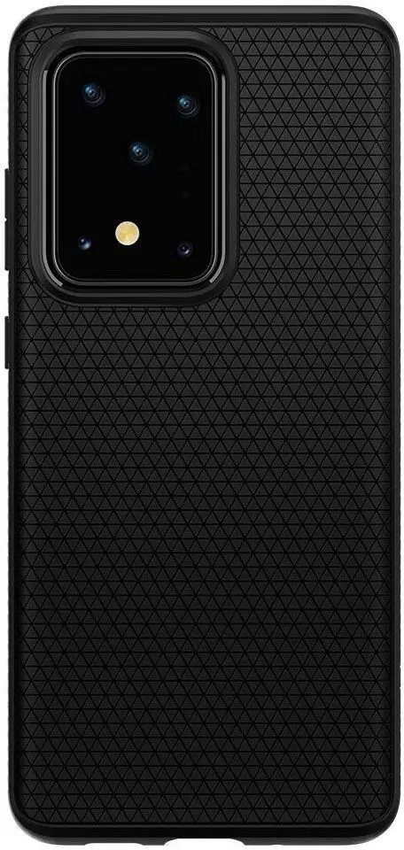 2x Spigen Liquid Air Samsung Galaxy S20 Ultra Hoesje Back Cover Zwart afbeelding 7