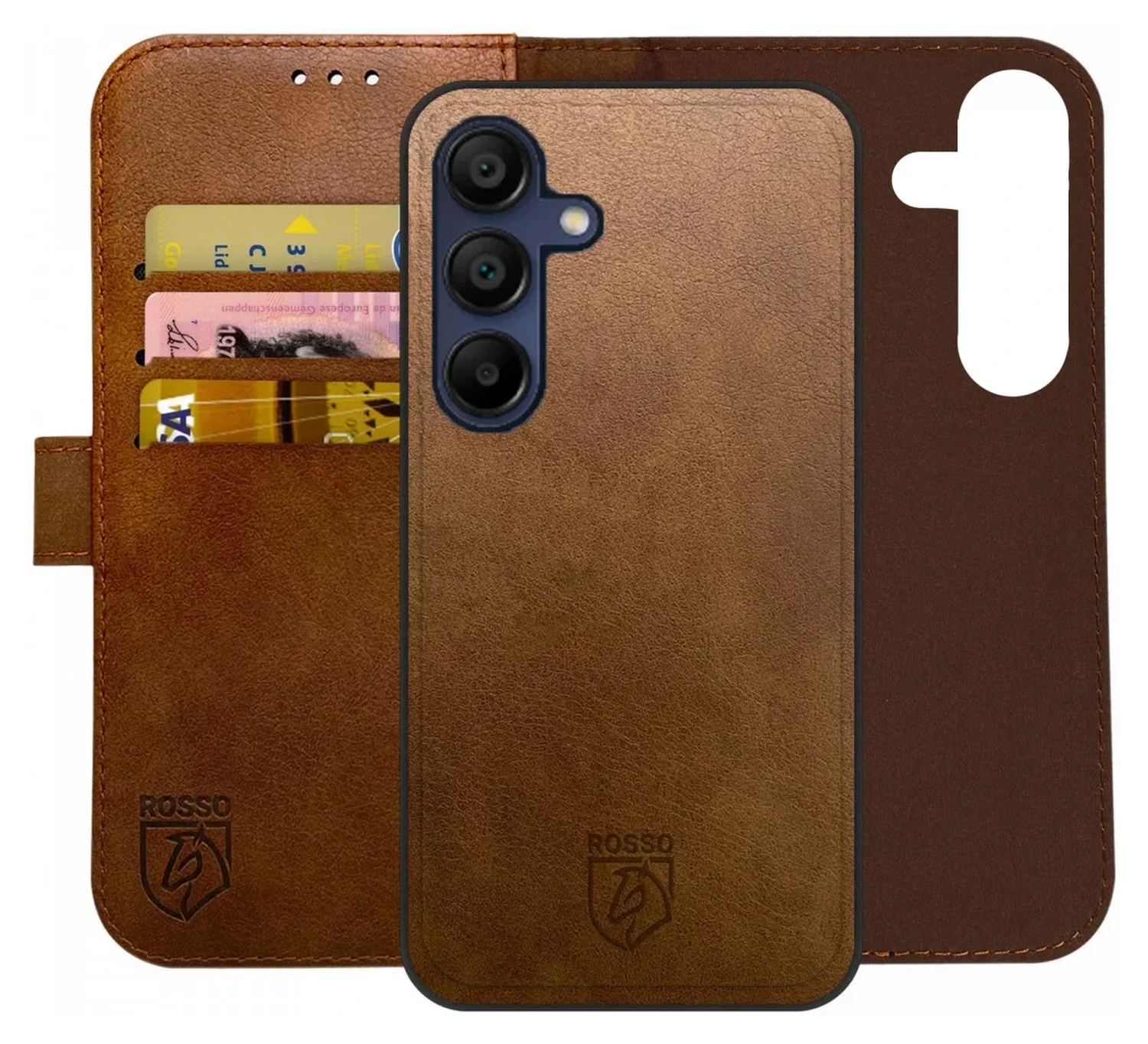 Rosso Element Uitneembaar 2-in-1 Samsung Galaxy A56 Hoesje Bruin afbeelding 1