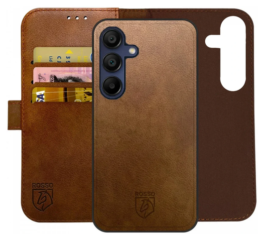 Rosso Element Uitneembaar 2-in-1 Samsung Galaxy A56 Hoesje Bruin afbeelding 1