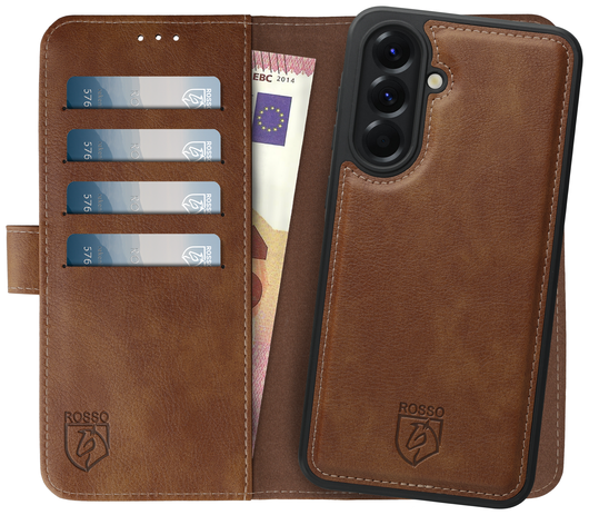 Rosso Element Uitneembaar 2-in-1 Samsung Galaxy A56 Hoesje Bruin afbeelding 1