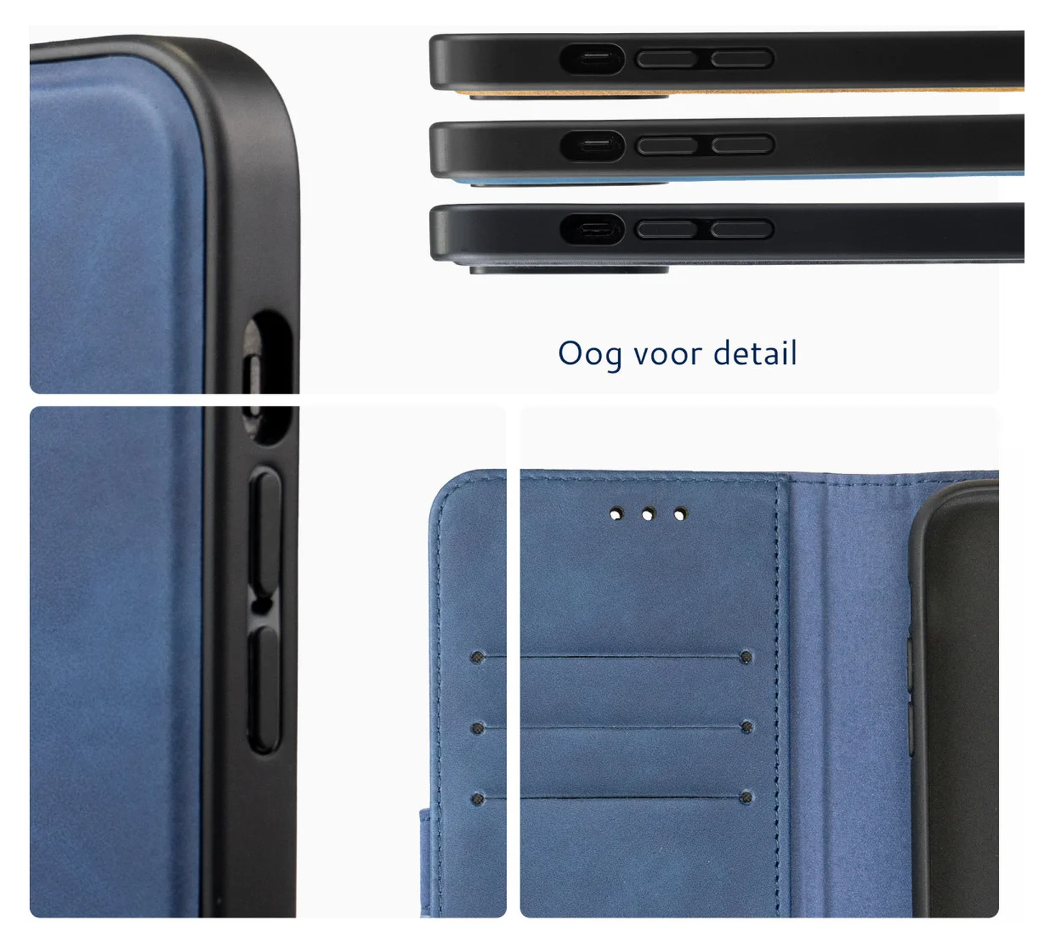 Rosso Element Uitneembaar 2-in-1 Samsung Galaxy A56 Hoesje Blauw afbeelding 6